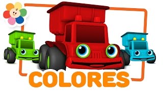 Aprender los Colores con Camiones para Niños  Camiones de Colores  Videos Infantiles  BabyFirst [upl. by Jowett]