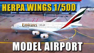 HERPA WINGS 1500 MODEL AIRPORT [upl. by Kiona]