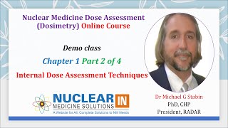 Nuclear Medicine Dosimetry Demo Class part 2 [upl. by Arikal]