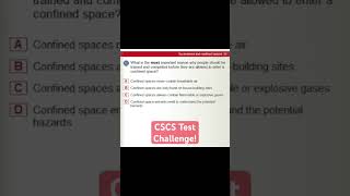 CSCS Test UK  CSCS Card UK 2024 constructionsafety cscscard buildingcareers english exam [upl. by Monia]