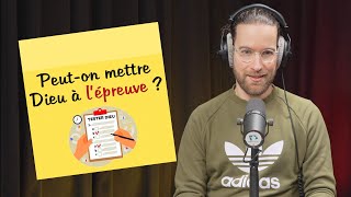 Peut on mettre Dieu à lépreuve   POSTIT  Deutéronome 616 S2E150 [upl. by Ezarra]