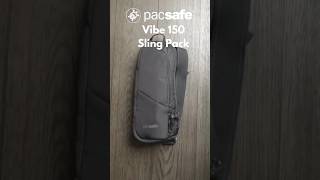 Fit your essentials for everyday use or a day out exploring with the Pacsafe Go Sling Pack It includes all the antitheft features you need to keep your valuables protected onthego Thank you to PacsafeTraveler meganchownvlogs for your review      pacsafe pacsafeGO protectwhatsvaluable antitheft antitheftbag ootdblogger ootdshare travelblogger letsgetlost wheretofindme currentlywearing  Pacsafe [upl. by Sieracki]