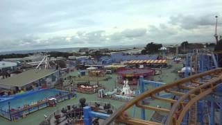 Brean Leisure Park Fun City Shockwave Onride [upl. by Alpheus478]