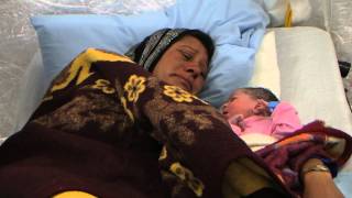 Meet baby Fatima first newborn at UAEJordan field hospital [upl. by Enelia]