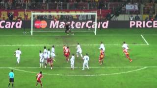 Galatasaray AS vs Real Madrid CF Highlights 2013 [upl. by Ellehctim]