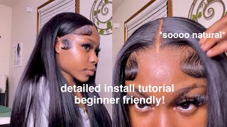 How To Install Wig On Low Hairline  Best Way To Install Wig On Low Hairline [upl. by Ahsercel]