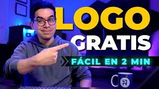 Cómo hacer un LOGO GRATIS Online para NEGOCIO en 2 minutos 🚀 Fácil con fondo transparente 😎 2024 [upl. by Zetroc546]