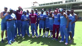 West Indies team wishes Sir Garry Sobers on his 80th birthday [upl. by Lledrac]