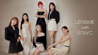 LENSME x STAYC 화보 촬영 메이킹필름ㅣLensme Making Film [upl. by Ellerihs]