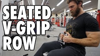 How to Perform SEATED V GRIP ROWS  Exercise Tutorial [upl. by Isola]