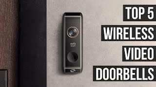 5 Best Wireless Video Doorbells 2023 [upl. by Enaelem427]