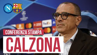 Calzona in conferenza stampa per Napoli Barcellona 🎙️ Champions League [upl. by Donall]