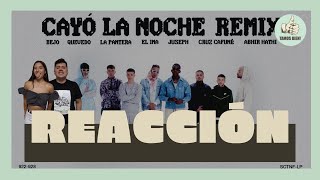 🇦🇷 REACCION Cayó La Noche Remix  Con Jus y Cunco [upl. by Kcyred]