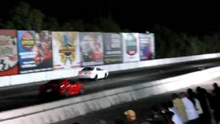 Irwindale Dragstrip 98 Cobra vs ferrari f430 52809 [upl. by Akirdnahs]