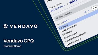 Vendavo Intelligent CPQ Product Demo [upl. by Fineberg936]