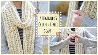 Windermere Scarf Crochet Pattern [upl. by Ahsinev557]