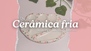 DIY CERÂMICA FRIA fazendo um godê para aquarela  dicas experiência e mais [upl. by Burroughs816]