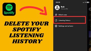 How To Delete Your Listening History On Spotify  New Update [upl. by Jaquiss335]