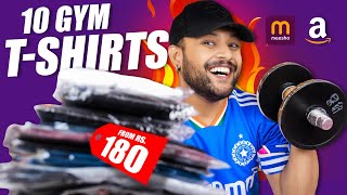 10 Best Active TShirts for GymSports Under 500 🔥 Men TShirt Haul Review 2024  ONE CHANCE [upl. by Eladroc]