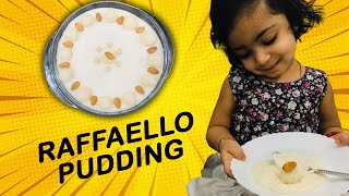 Raffaello Pudding cream Puddingfamily kitchen recipesDesiccated Coconut puddingcoconut pudding [upl. by Eseilanna]