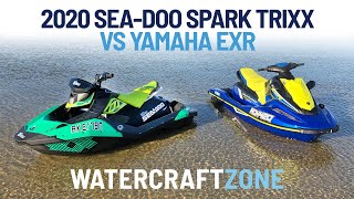 2020 Sea Doo Spark Trixx vs Yamaha EXR Comparison  Watercraft Zone [upl. by Adnima]