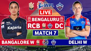 WPL Live Royal Challengers Bangalore vs Delhi Capitals Live Scores  RCB W vs DC W Live Commentary [upl. by Awra]