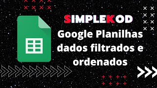 Google planilhas selecionar dados já filtrados e ordenados  Kodular [upl. by Emmanuel]