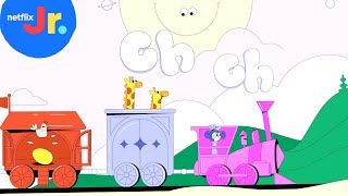 All Aboard the “CH” Sound Choo Choo  StoryBots Learn to Read  Netflix Jr [upl. by Arihaj701]