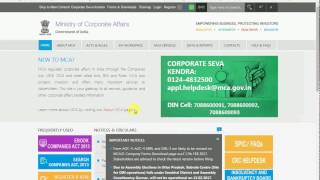 How to find CIN No and other details of Company registered in India [upl. by Tnecillim621]