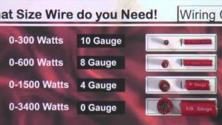 Install Tips What Size Power Wire Do I Need [upl. by Wiese601]