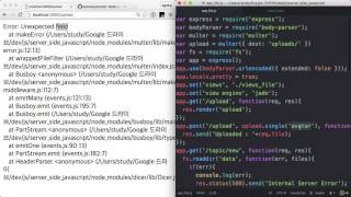 서버 측 JS  파일업로드3  multer 사용법 [upl. by Oiril]