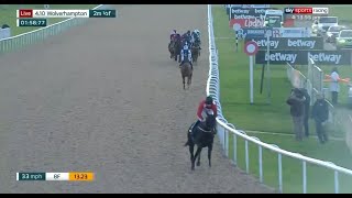 Incredible Horse comes from miles back to win at Chepstow [upl. by Efren330]