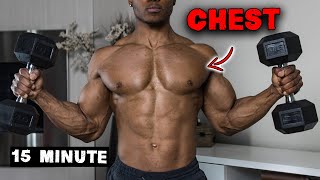 30 Minute Dumbbell Chest amp Triceps Workout No Bench  Build Muscle 2 [upl. by Rickart]