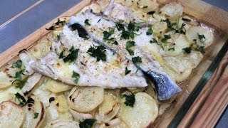 29 Dorada al horno con patatas panadera [upl. by Horowitz650]