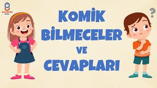 KOMİK BİLMECELER VE CEVAPLARI [upl. by Orlantha87]