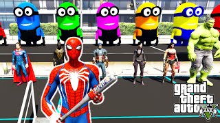 gta 5 spiderman epic ragdolls shooting  gta 5 ragdoll fails deaths  gta 5 superhero ragdoll [upl. by Mureil]