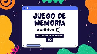 Juego de memoria auditiva 2 [upl. by Raffaello797]