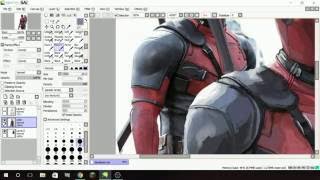 Deadpool Speedpaint [upl. by Ormond40]