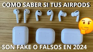 COMO DIFERENCIAL AIRPODS FAKE DE LOS ORIGINALES EN 2024 [upl. by Eehtomit]