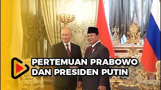 Menhan Prabowo Melakukan Pertemuan dengan Presiden Rusia Vladimir Putin di Rusia [upl. by Dunc628]