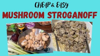 CRANKS MUSHROOM STROGANOFF  CHEAP amp EASY [upl. by Gadmann]