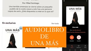 UNA MÁS en AUDIOLIBRO en STORYTEL 😱 [upl. by Zealand]