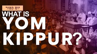 What is Yom Kippur The Jewish High Holiday [upl. by Enirhtac431]