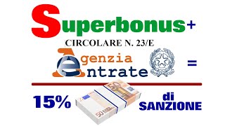 Superbonus – SANZIONI A TAPPETO – pesanti accertamenti da Agenzia delle Entrate – tutti coinvolti… [upl. by Nit387]