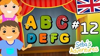 Canzone alfabeto in inglese per bambini imparare alfabeto inglese con canzone ABC Lezione 12 [upl. by Ravid270]