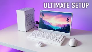 THE ULTIMATE PORTABLE DESKTOP GAMING PC SETUP 🔥🔥🔥 [upl. by Aivan631]