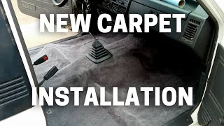 New Carpet Install  Mazda B2200 B2000 [upl. by Glass]