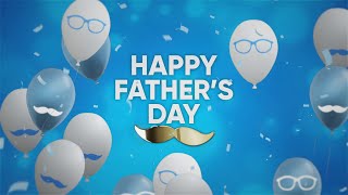 Blue Fathers Day Intro Wishes 2022 AFTER EFFECTS TEMPLATE New Intro Opener  Happy Fathers Day [upl. by Otreblaug]