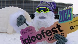 Premier Igloofest à Québec [upl. by Otrevlig]