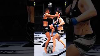 Claudia Gadelha Kicks 🥶 mma ufc gaming easports mobilegame gameplay [upl. by Goode542]